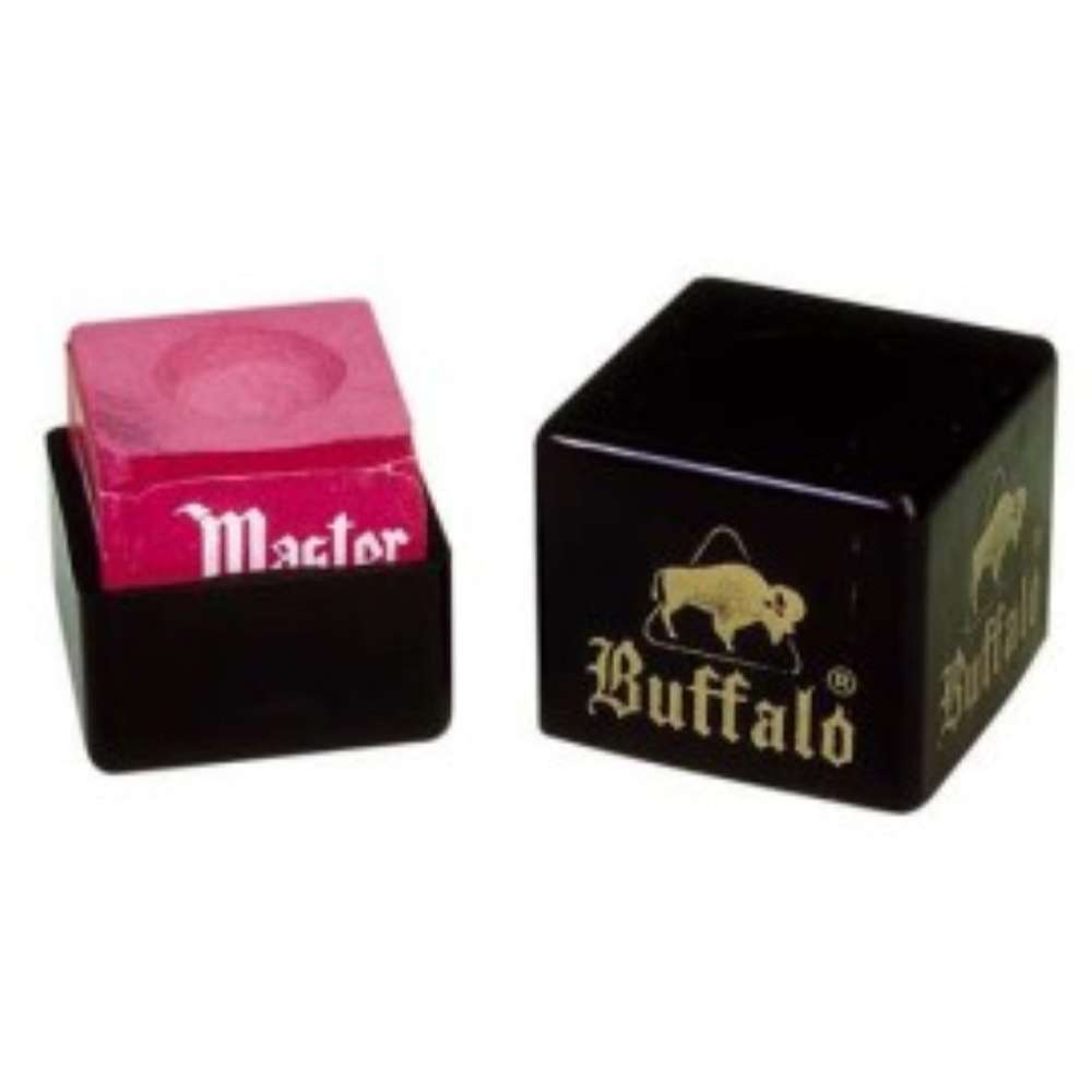 Porta Tizas Billar Buffalo negro (Tiza no Incluida)