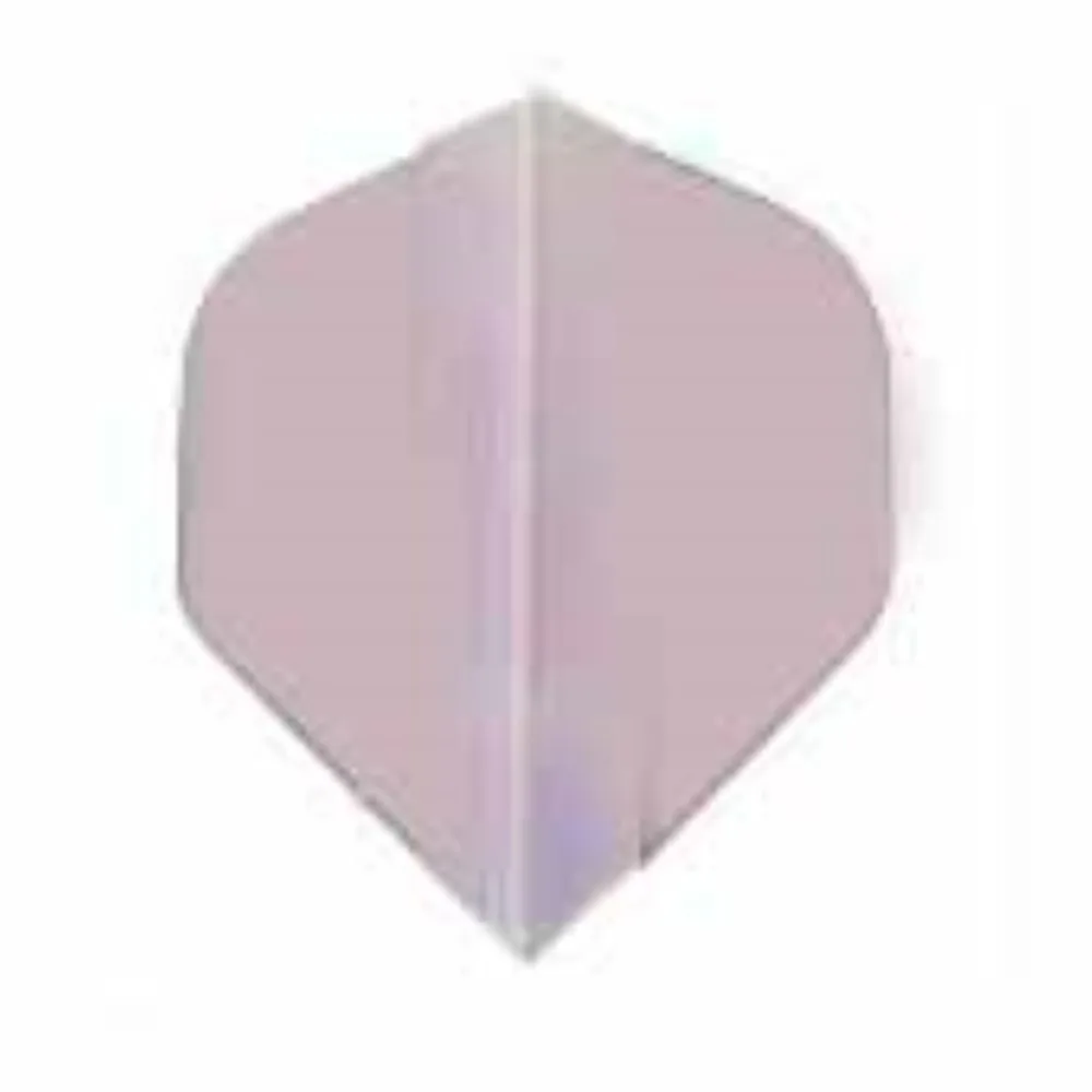 Plumas Iridescent Smooth Standard Blanca Tranparente 