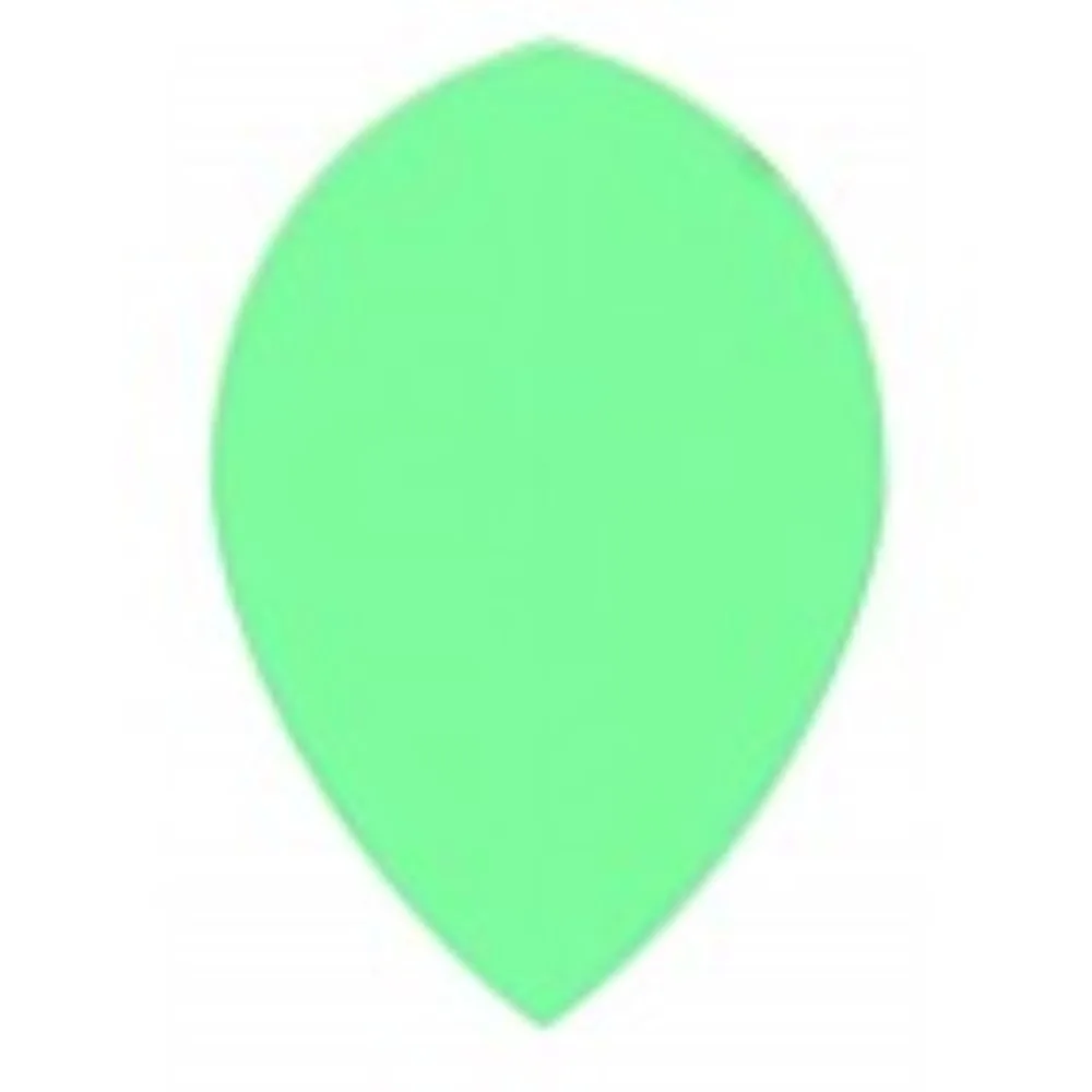 Plumas Poly Metronic Oval Verde Fluro