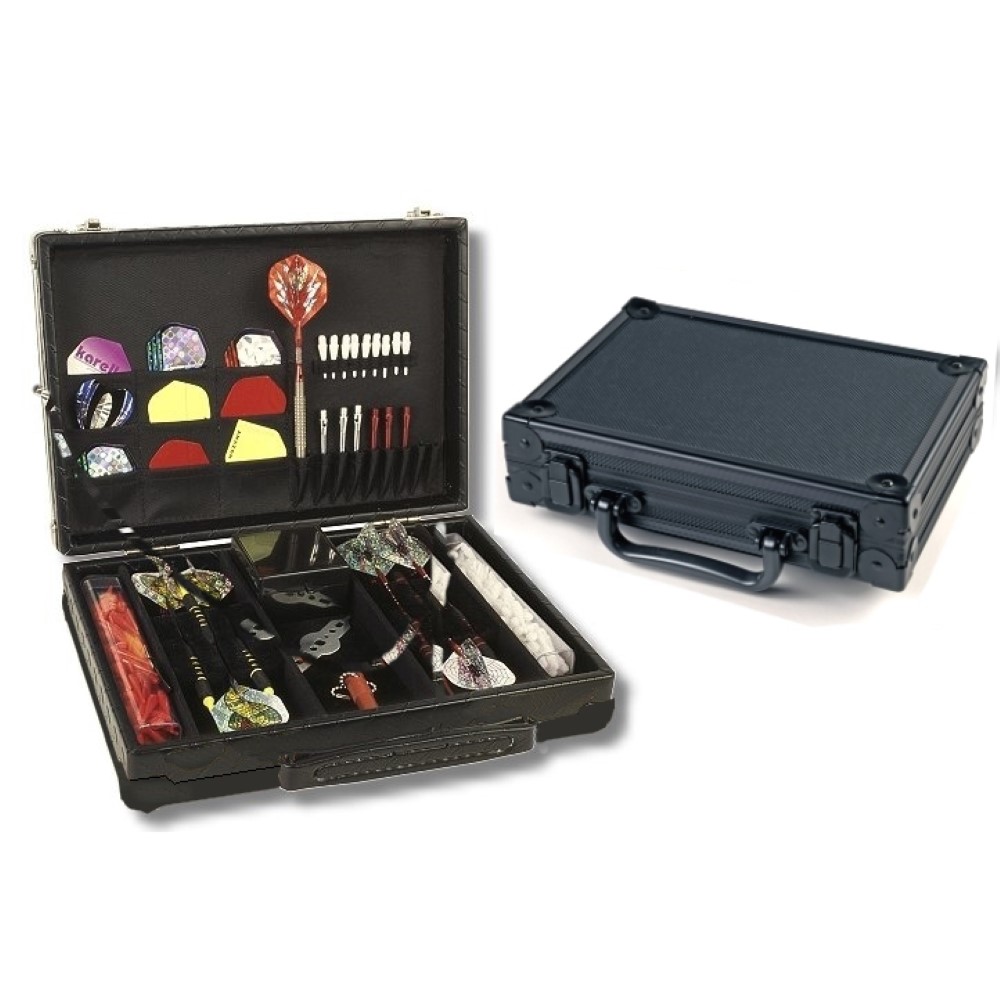 Funda Dardos Karella Master Aluminio Negro