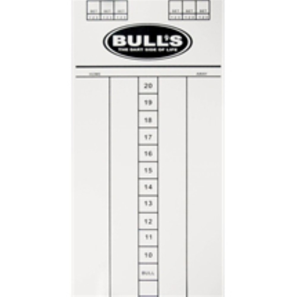 Pizarra Dardos Bulls Darts 30x60cm color Blanca
