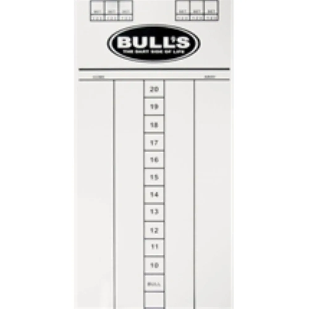 Pizarra Dardos Bulls Darts 30x60cm color Blanca