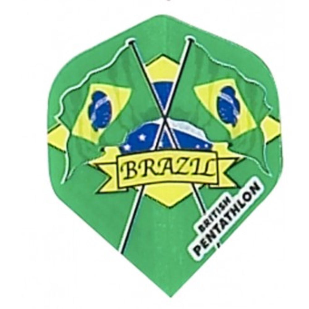 Plumas Pentathlon Standard Bandera Brasil