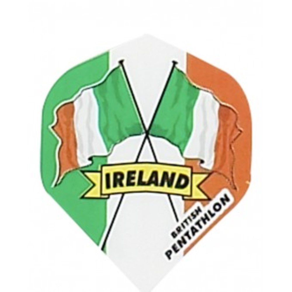 Plumas Pentathlon Standard Bandera Irlanda