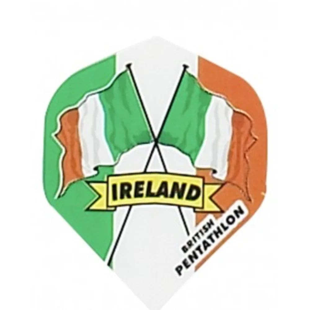 Plumas Pentathlon Standard Bandera Irlanda