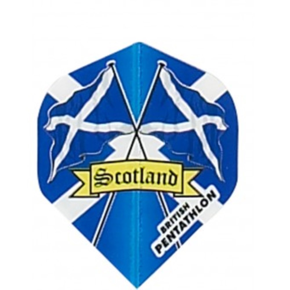 Plumas Pentathlon Standard Bandera Escocia