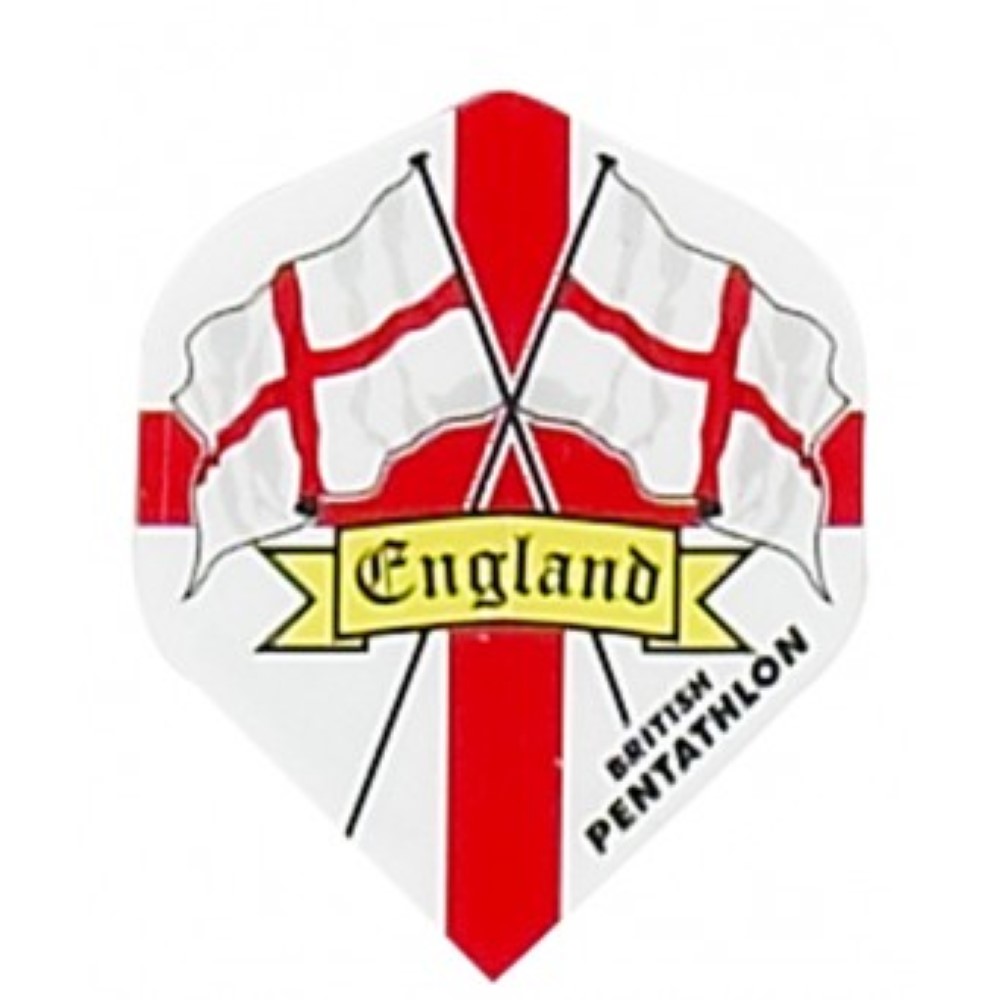 Plumas Pentathlon Standard Bandera Inglaterra