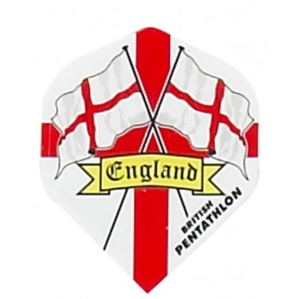 Plumas Pentathlon Standard Bandera Inglaterra