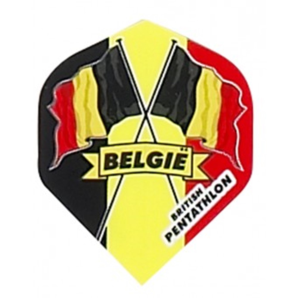Plumas Pentathlon Standard Bandera Bélgica