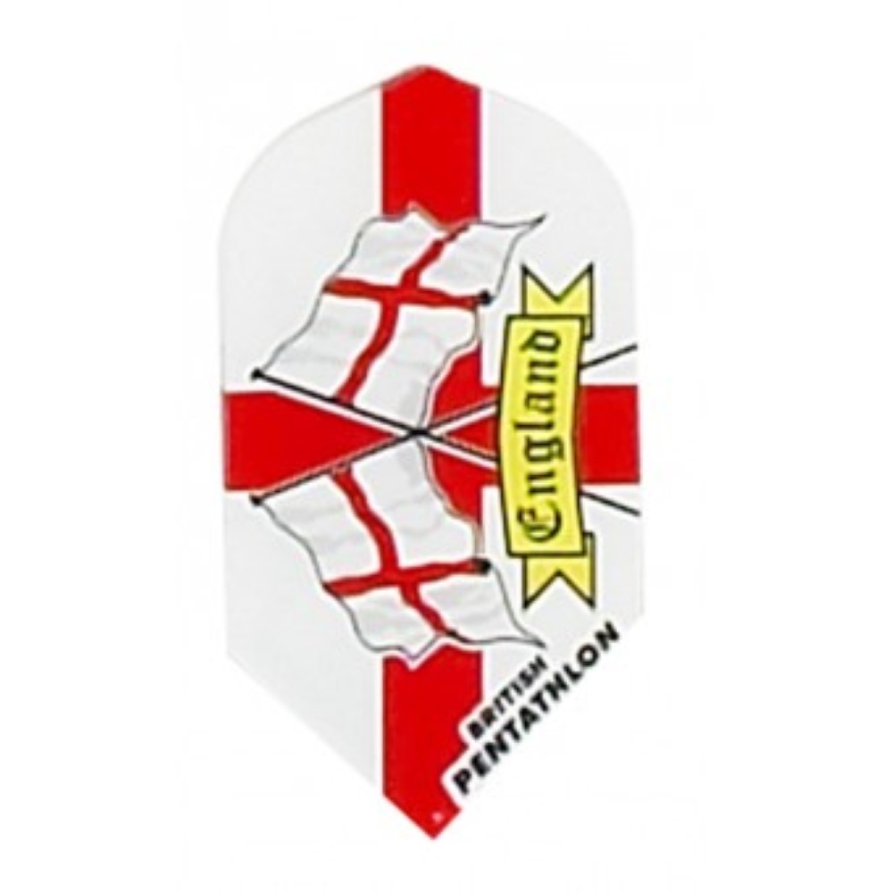 Plumas Pentathlon Slim Bandera Inglaterra