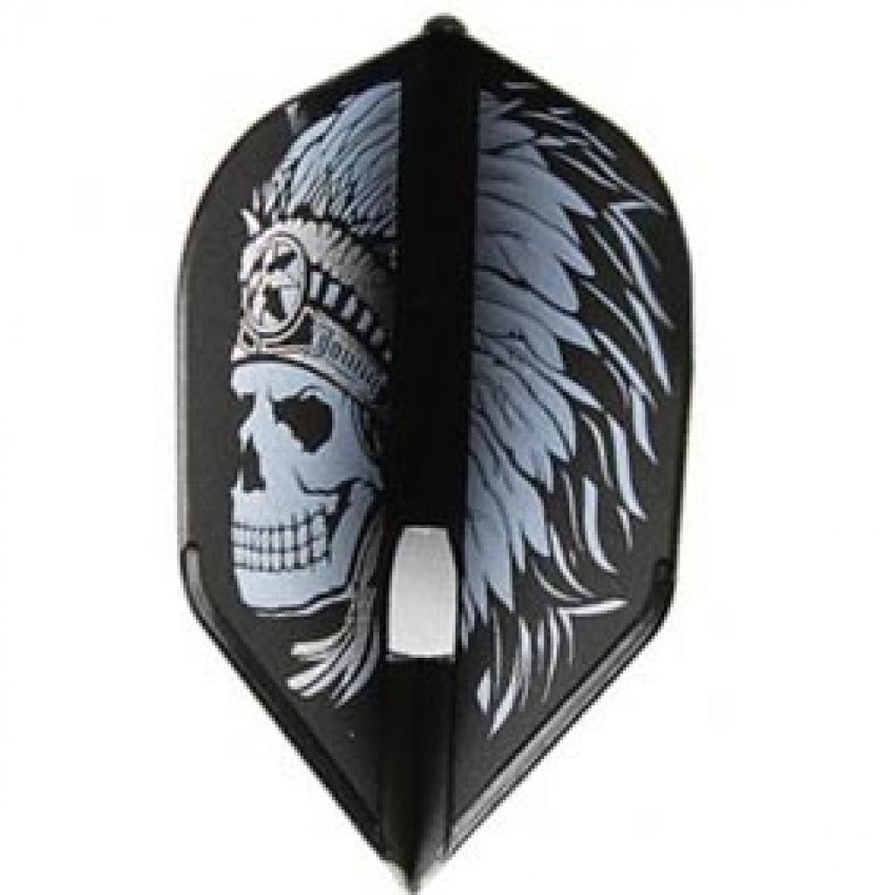  Plumas Champagne L-Style Shape Jonny v.2 Negro/Blanco 