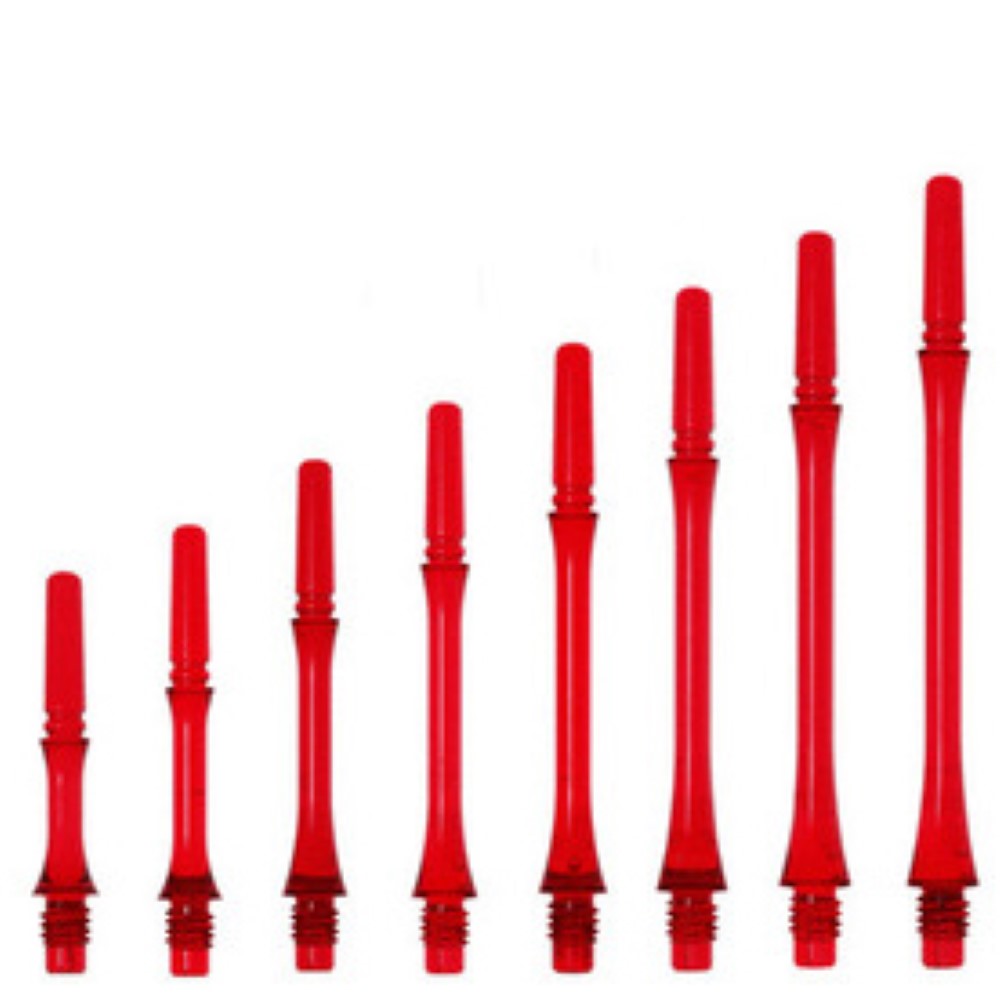 Cañas Fit Shaft Gear Slim Fija Tranparente Rojo Talla 7
