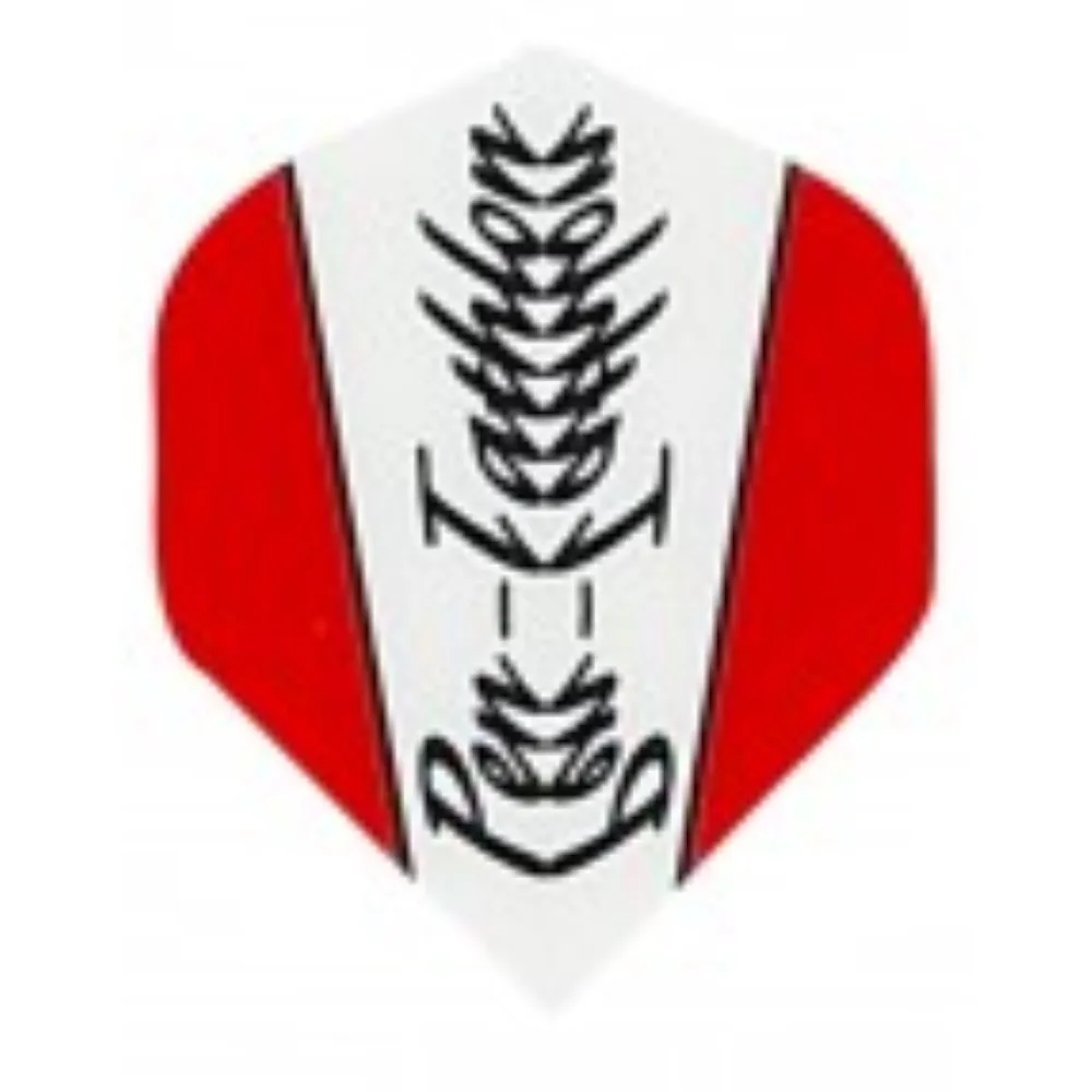 Plumas Pentathlon Standard Blanca/Roja
