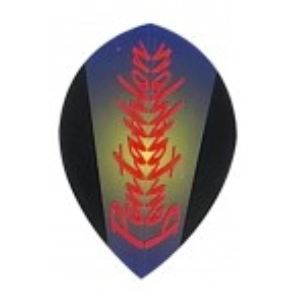 Plumas Pentathlon Oval Árabe Azul/Negro