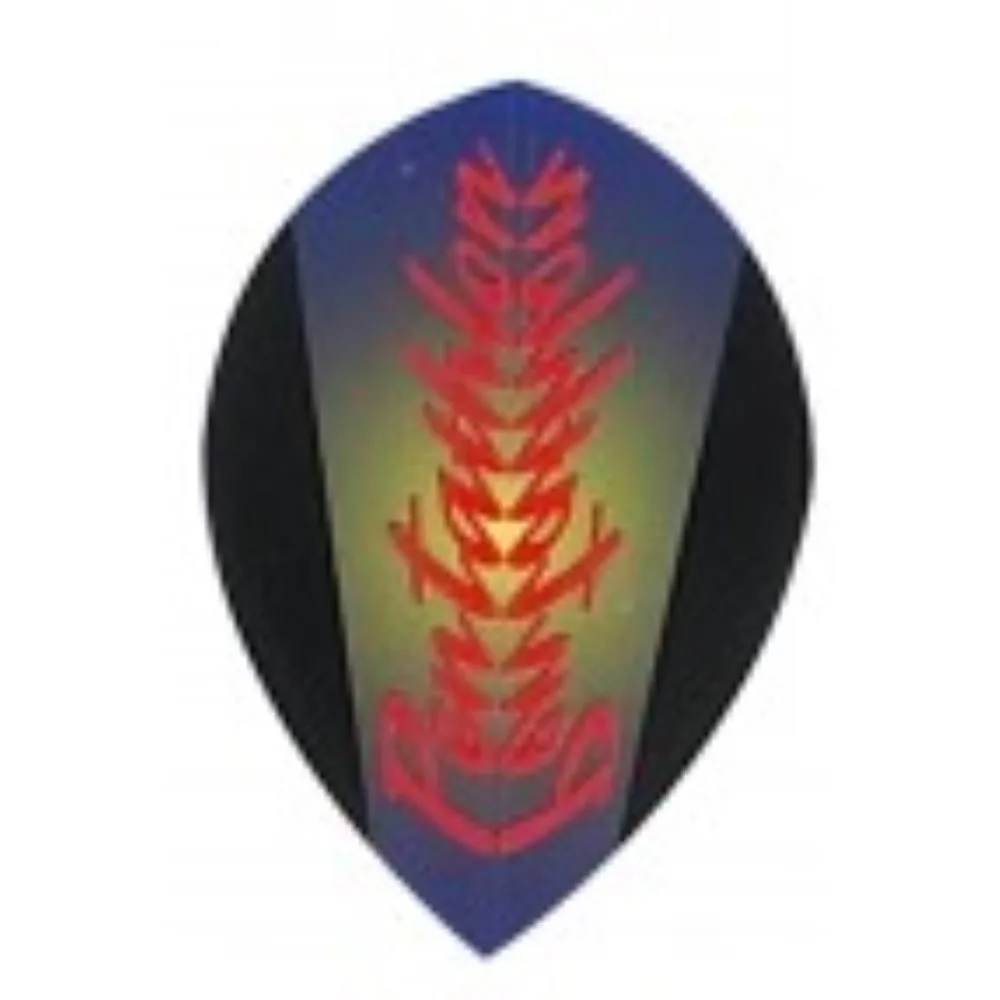 Plumas Pentathlon Oval Árabe Azul/Negro