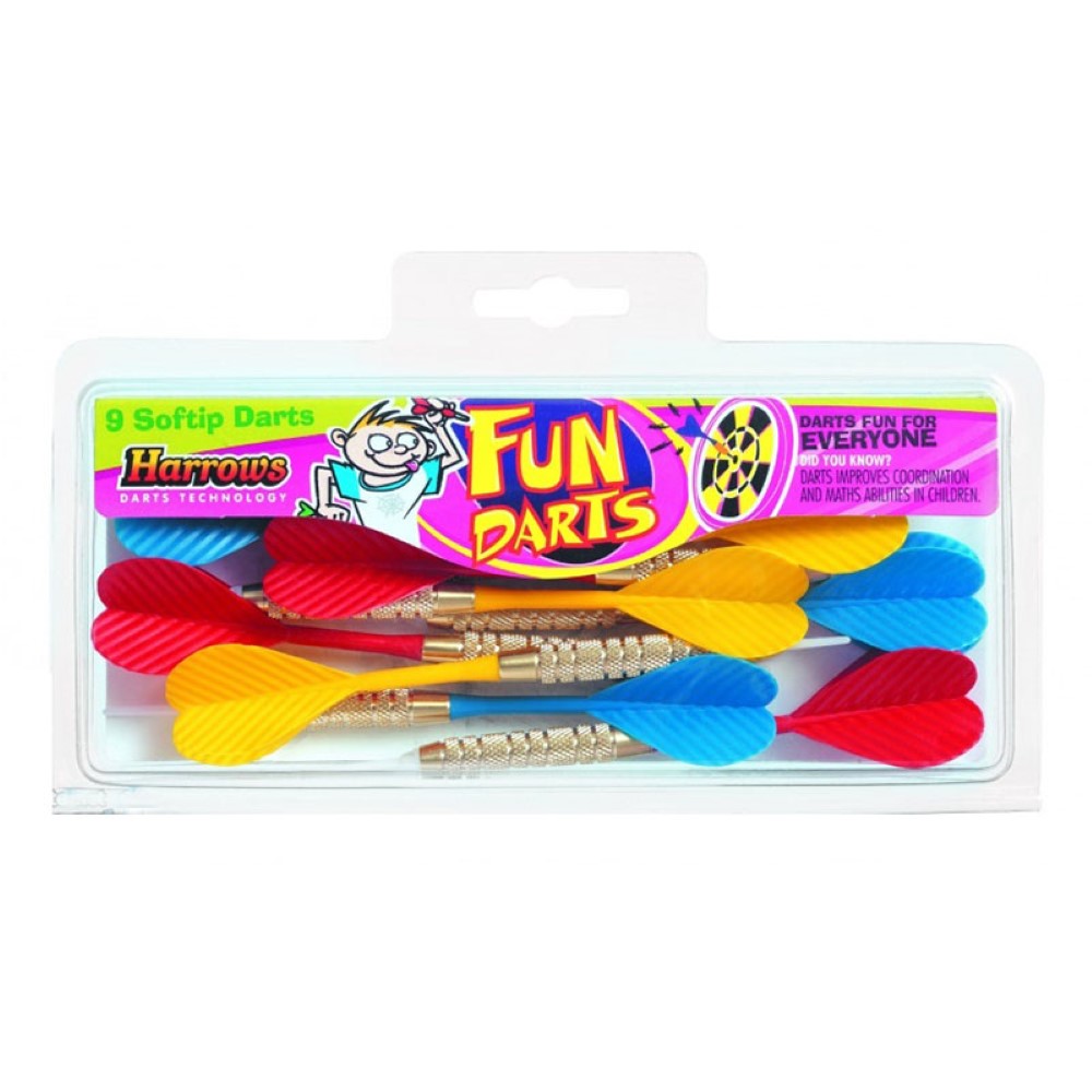Pack  Dardos Harrows Fun Darts Laton 2ba 4mm Set 3 Unid.