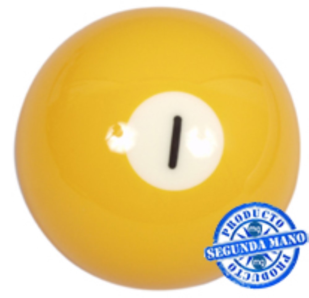 Bola Billar nº1 Segunda Mano