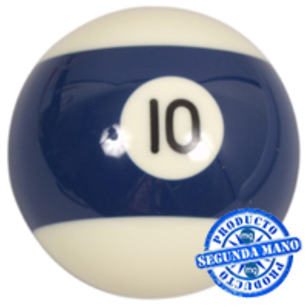 Bola Billar nº10 Segunda Mano