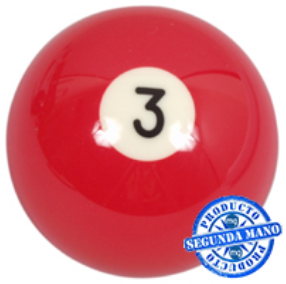 Bola Billar nº3 Segunda Mano