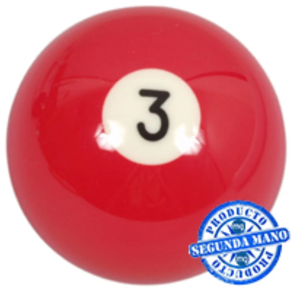 Bola Billar nº3 Segunda Mano