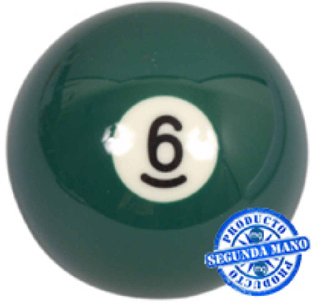 Bola Billar nº6 Segunda Mano