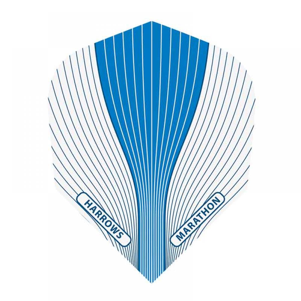 Plumas Harrows Marathon Estandar Azul Blanca