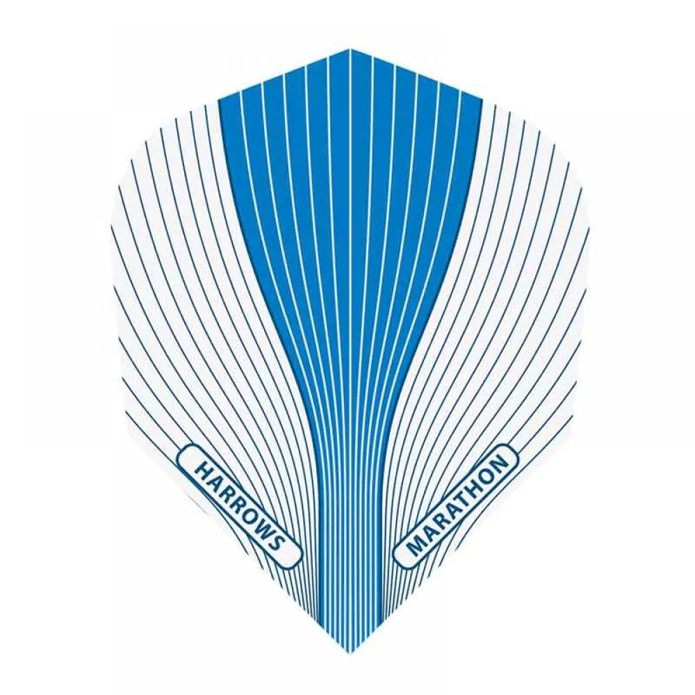 Plumas Harrows Marathon Estandar Azul Blanca