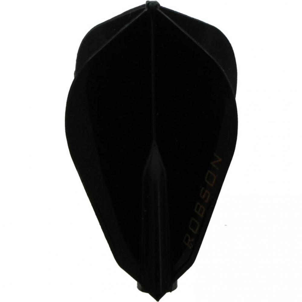 Pluma Bulls Darts Robson Fantail Negra
