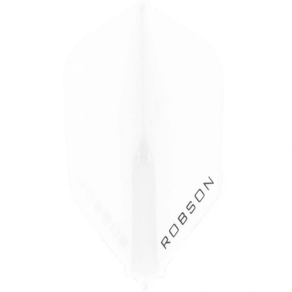 Pluma Bulls Darts Robson Estandar Small Blanca