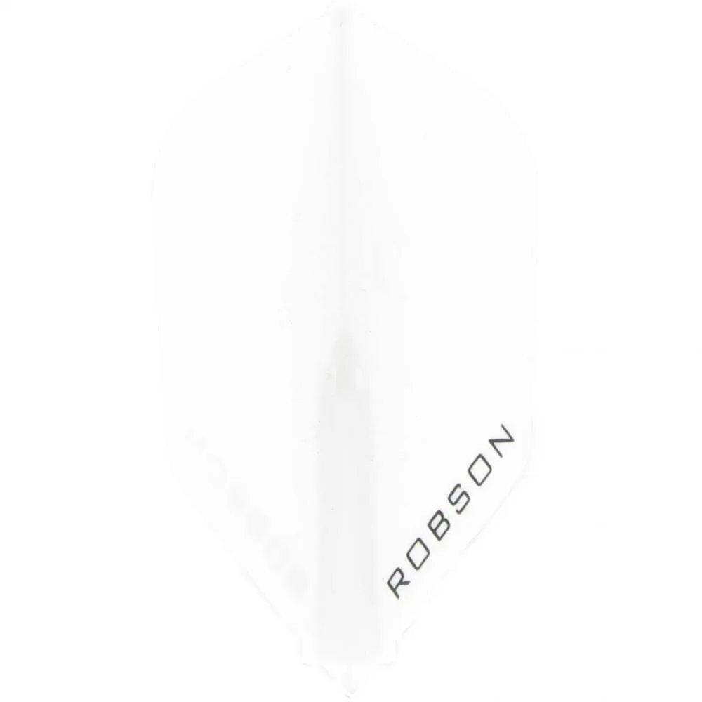 Pluma Bulls Darts Robson Estandar Small Blanca