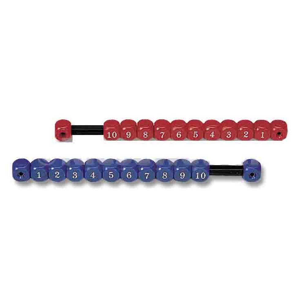Pack Marcadores Contador Futbolin Rojo Azul