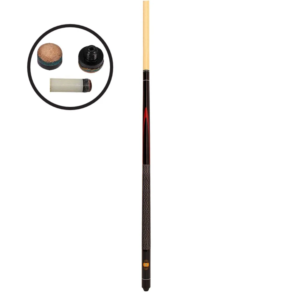 Taco Billar Ramin 2 piezas Hwood Bola 9 Amarilla 538g