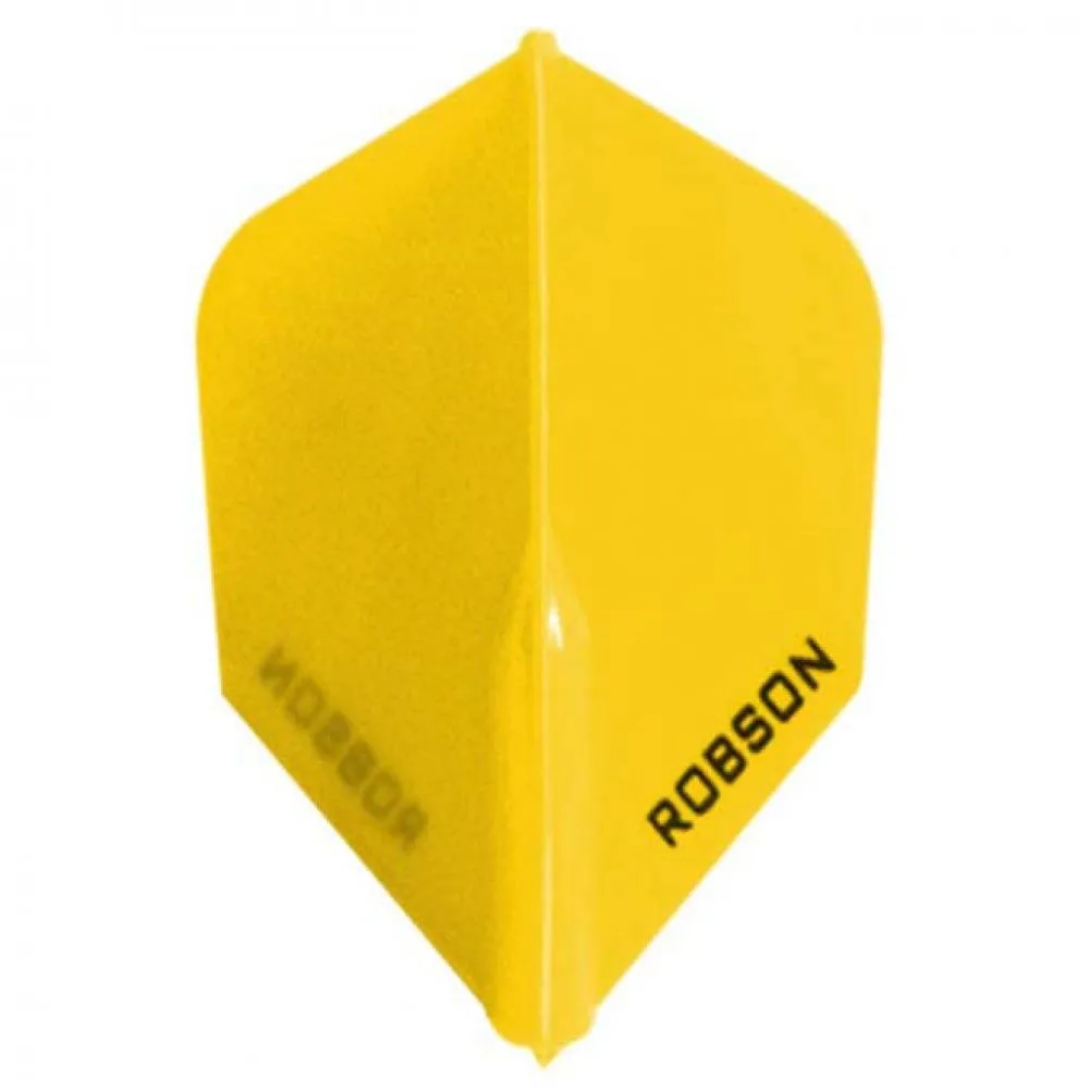 Pluma Bulls Darts Robson Estandar Small Amarilla
