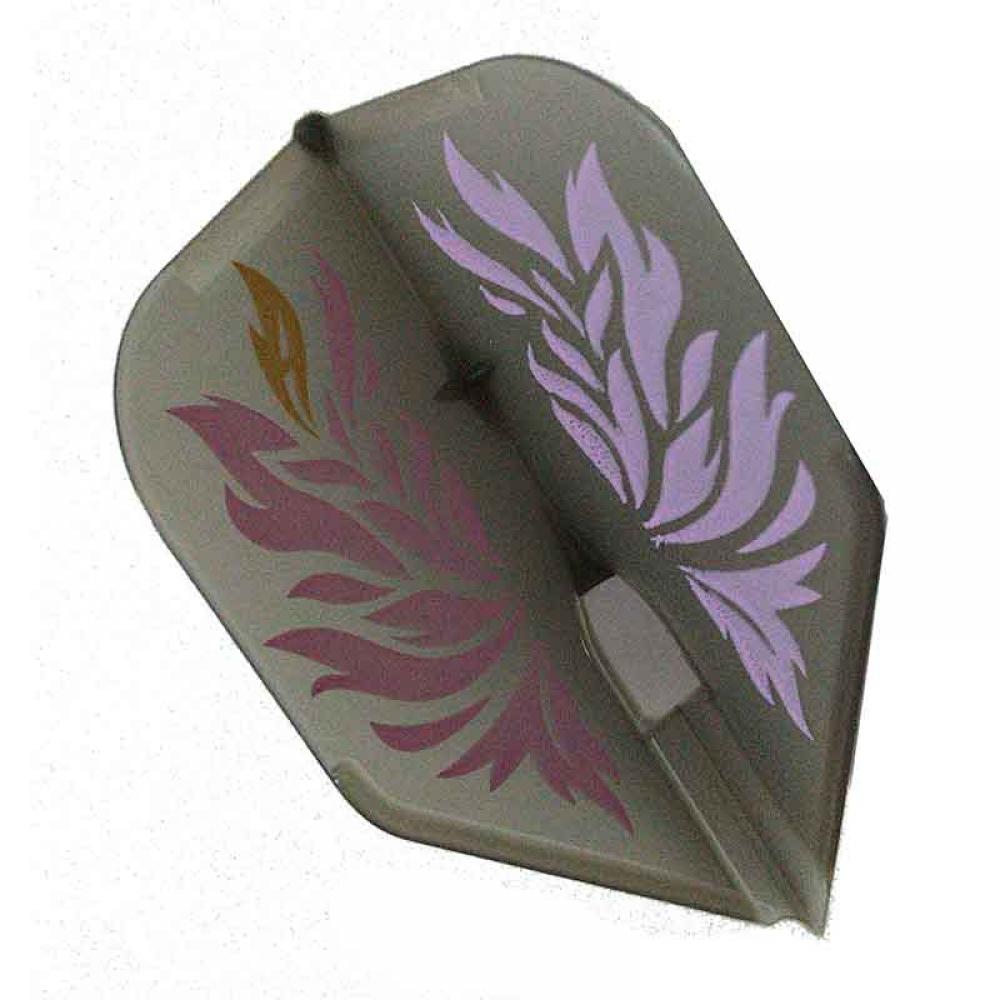 Plumas L-Style Shape Champagne Llama Morada 