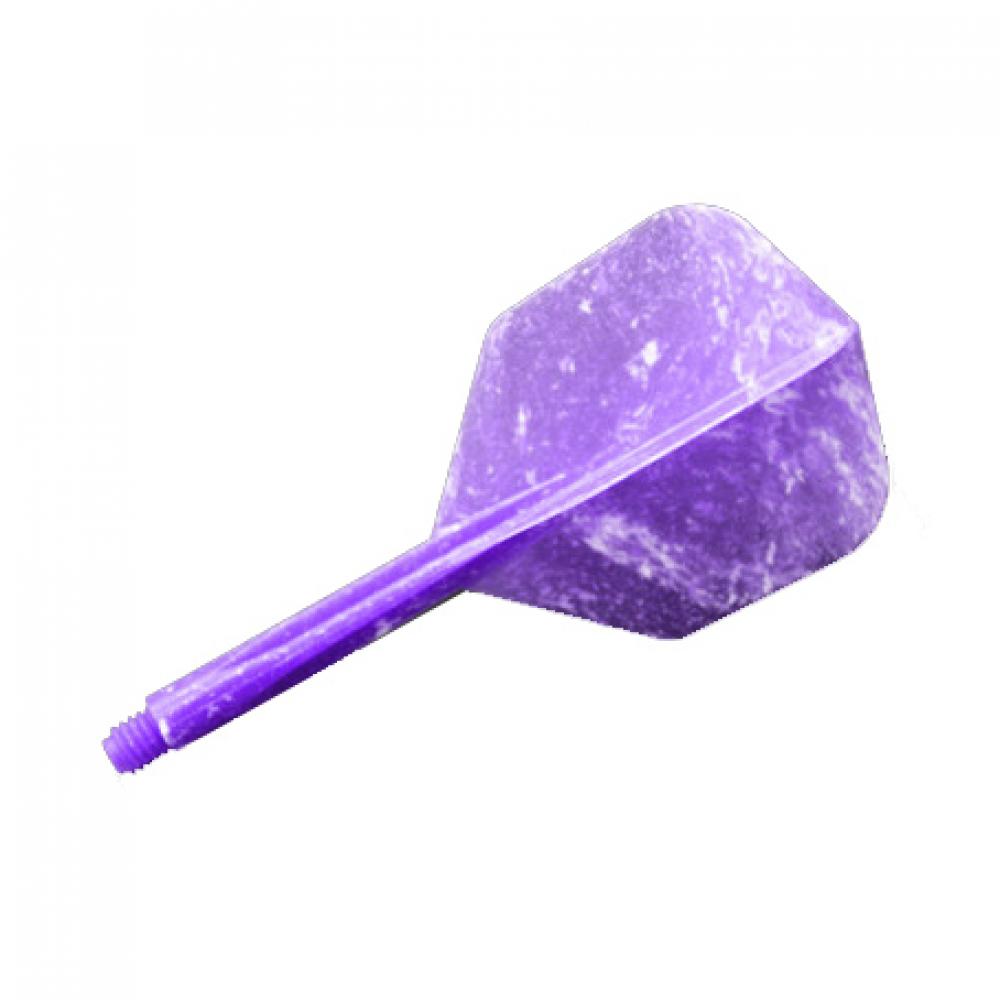  Plumas Condor Flights Morado Marble Shape Corta 21.5mm 3 Uds. 