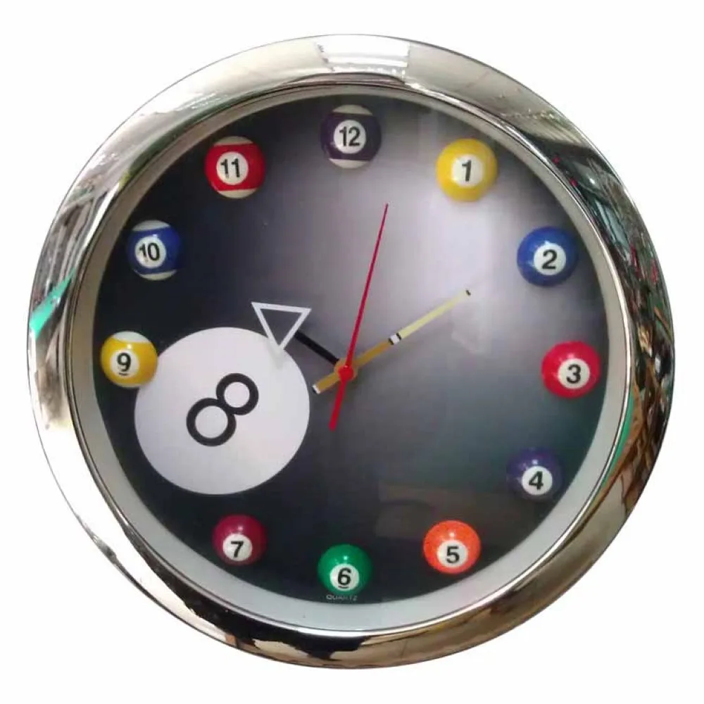 Reloj Clock Buffalo Pool 8 Balls