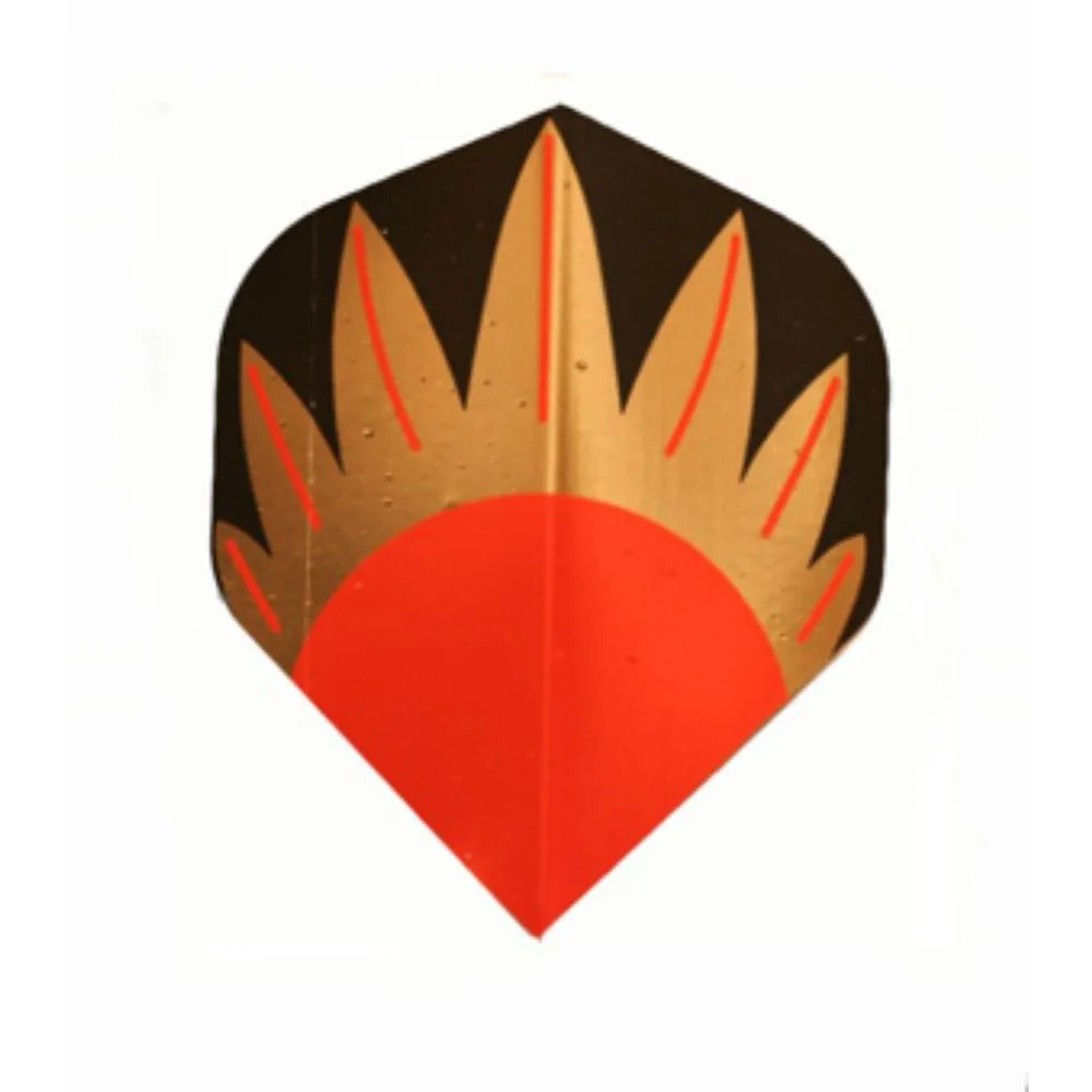 Plumas Metalica Standard Fuego Multi
