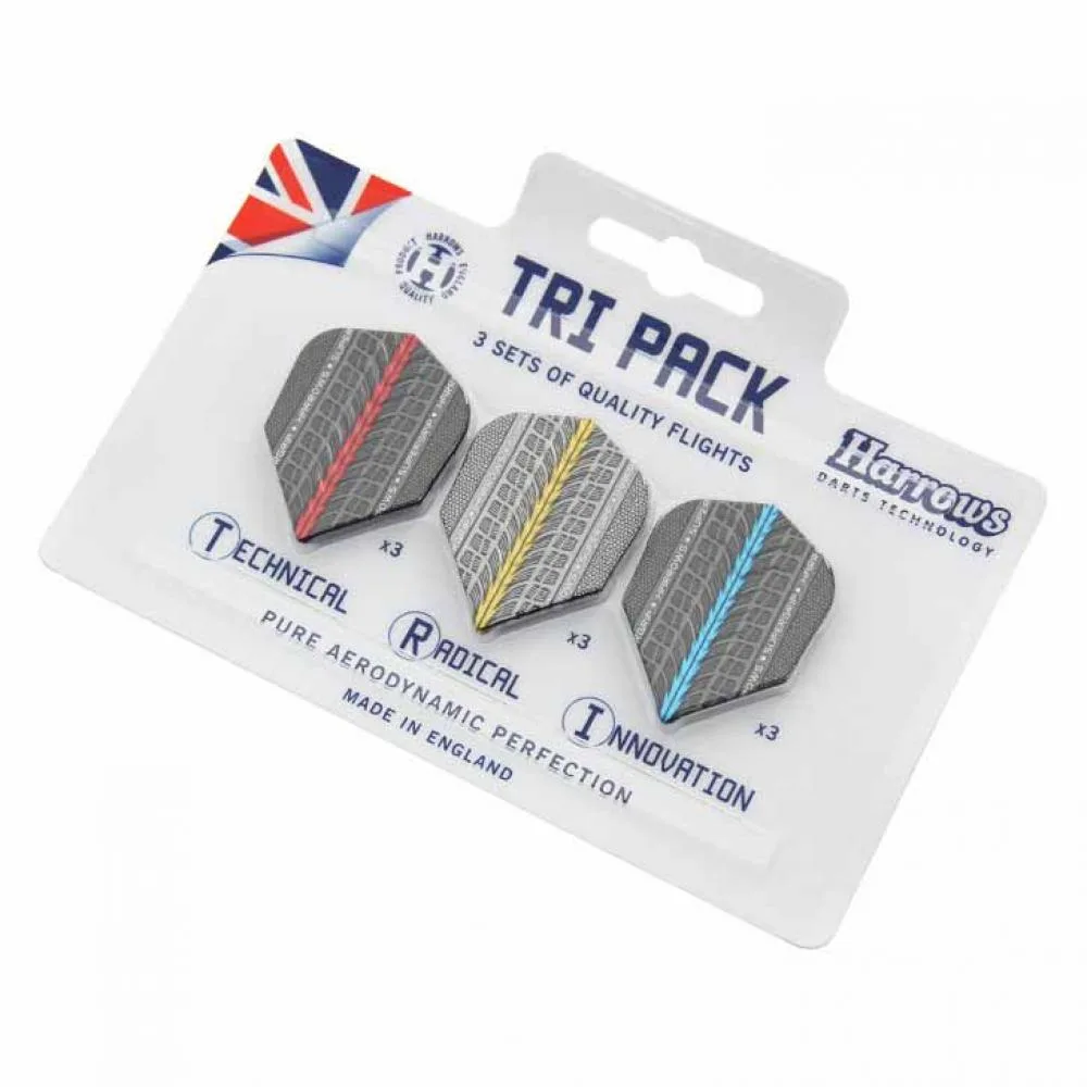  Plumas Tri Pack Harrows SuperGrip 