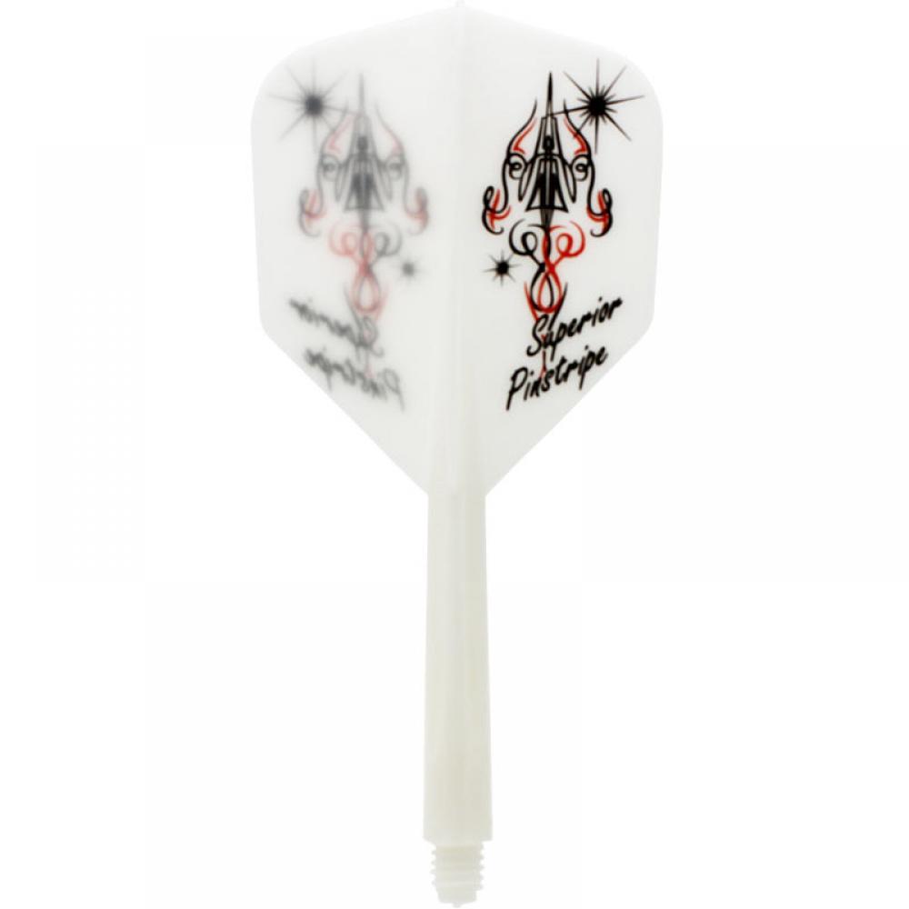  Plumas Condor Flights Shape Pinstripe Larga White 