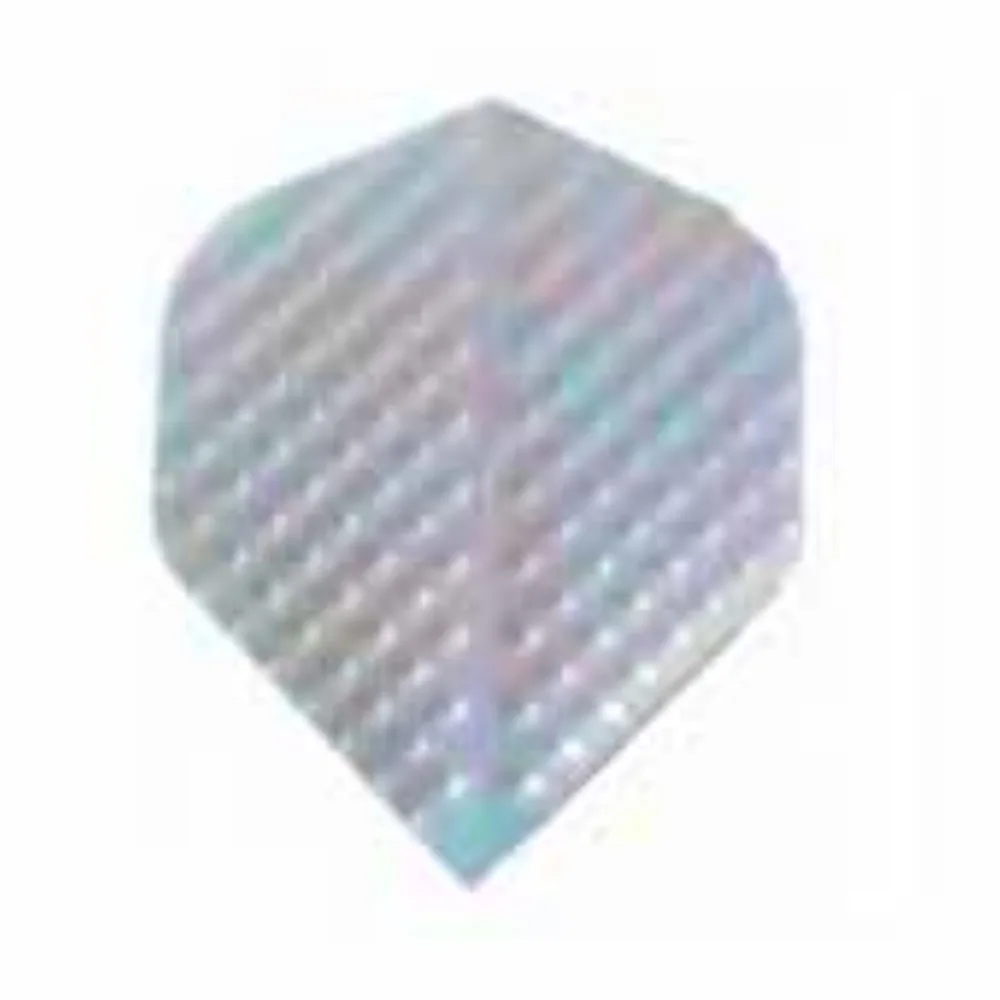 Plumas Iridescent Embossed Standard Blanca