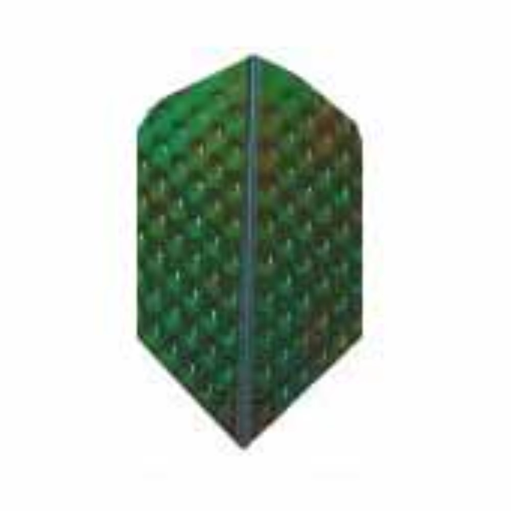 Plumas Iridescent Embossed Slim Verde