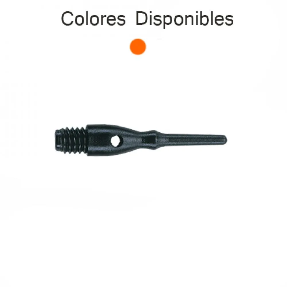 Puntas Dardo Unicorn Contour Naranja Neón 22mm 1000unit