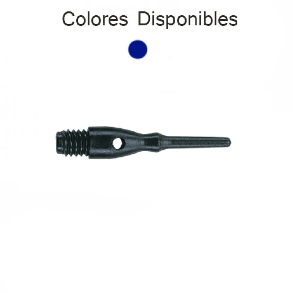 Puntas Unicorn Darts Contour Azul 2ba 22mm 1000unid