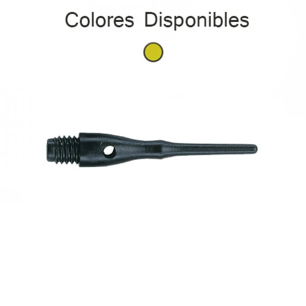 Puntas Unicorn Darts Contour Amarilla 2ba 27mm 1000unit