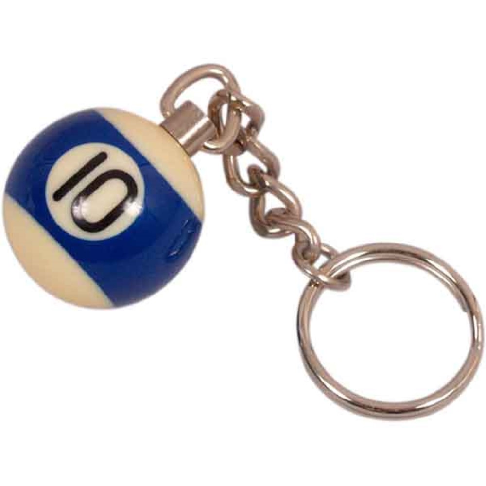 Llavero Bola Billar 25mm nº10