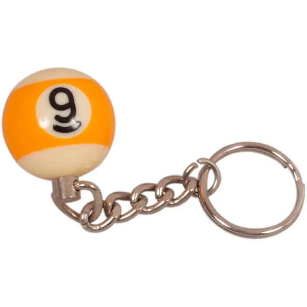 Llavero Bola Billar 25mm nº9