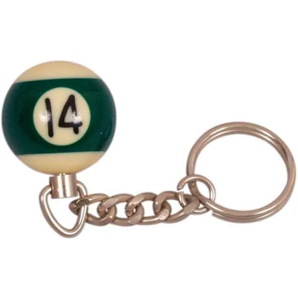 Llavero Bola Billar 25mm del nº14