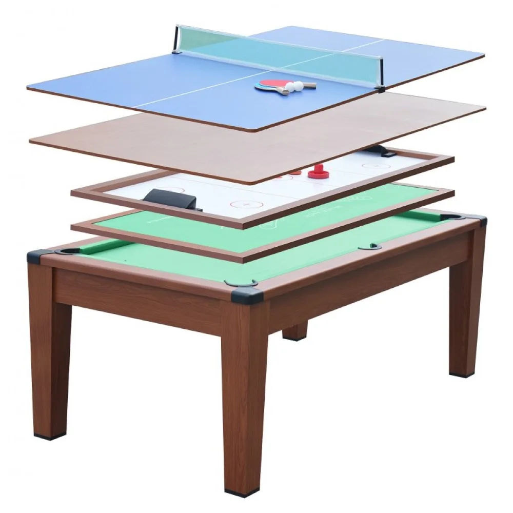 MESA MULTIJUEGOS 6.5 ft (5 JUEGOS EN 1)