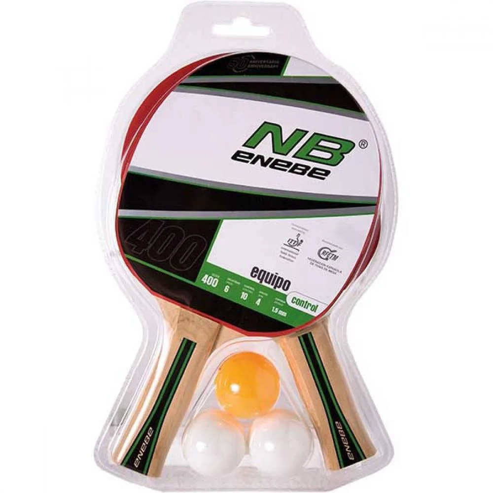 Juego Completo NB Equipo 400 ( 2 palas  + 3 Pelotas)