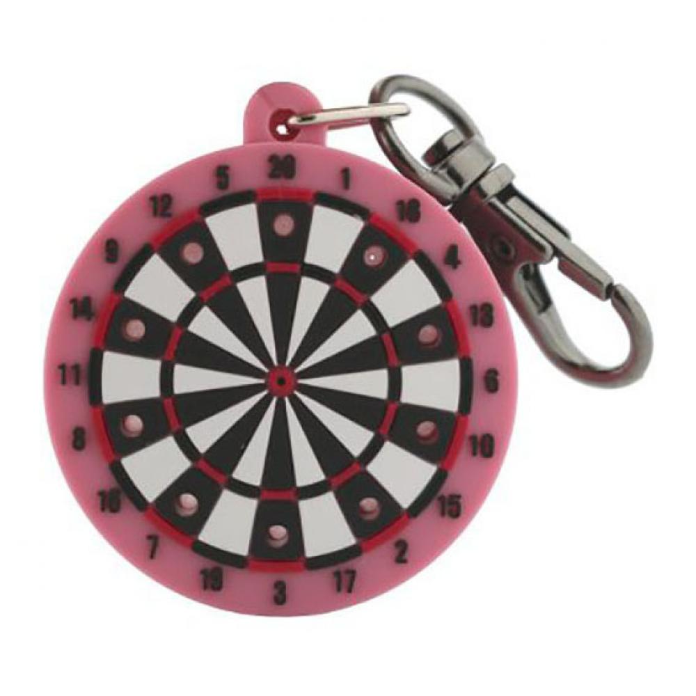 Llavero Trinidad Dartboard Shape Tip Holder Pink
